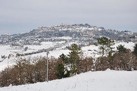 Montepulciano sotto la neve