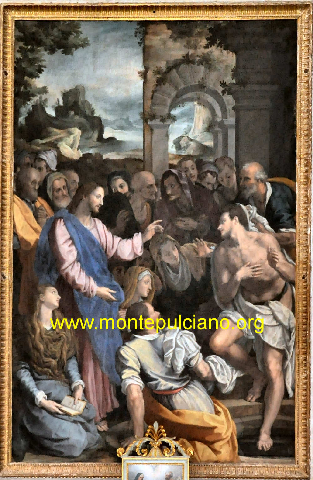 la Resurrezione di Lazzaro di Alessandro Allori